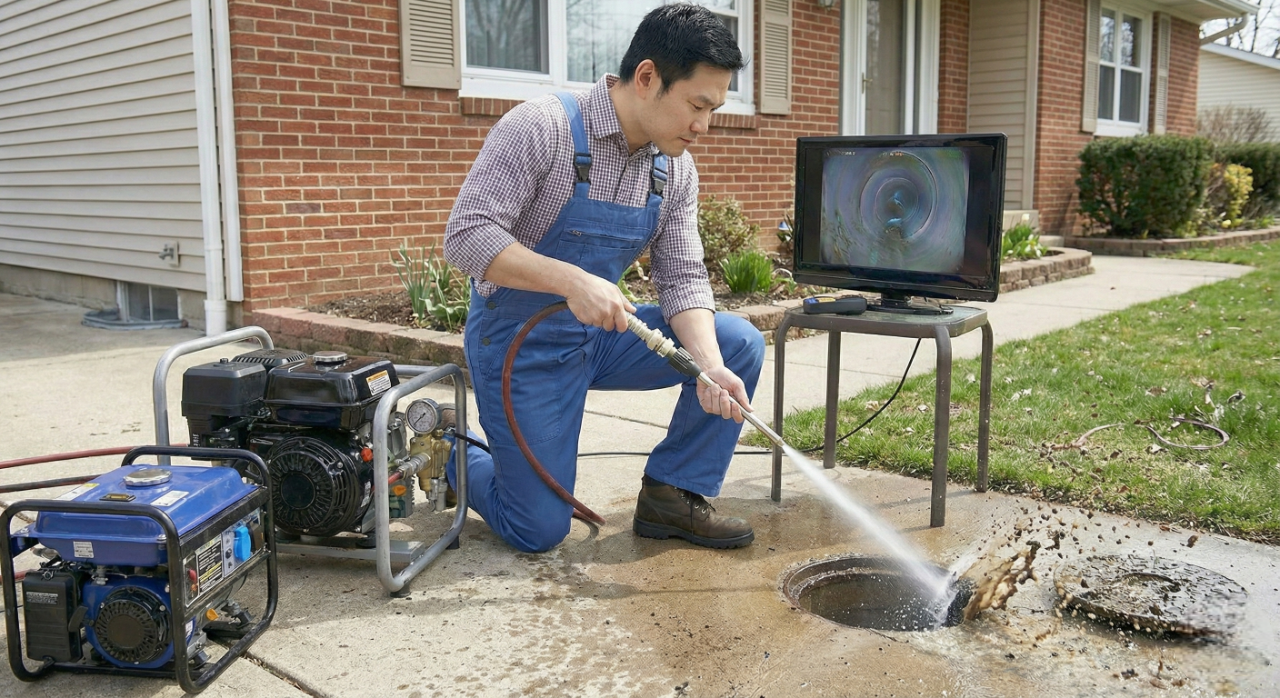 하수구 고압 세척